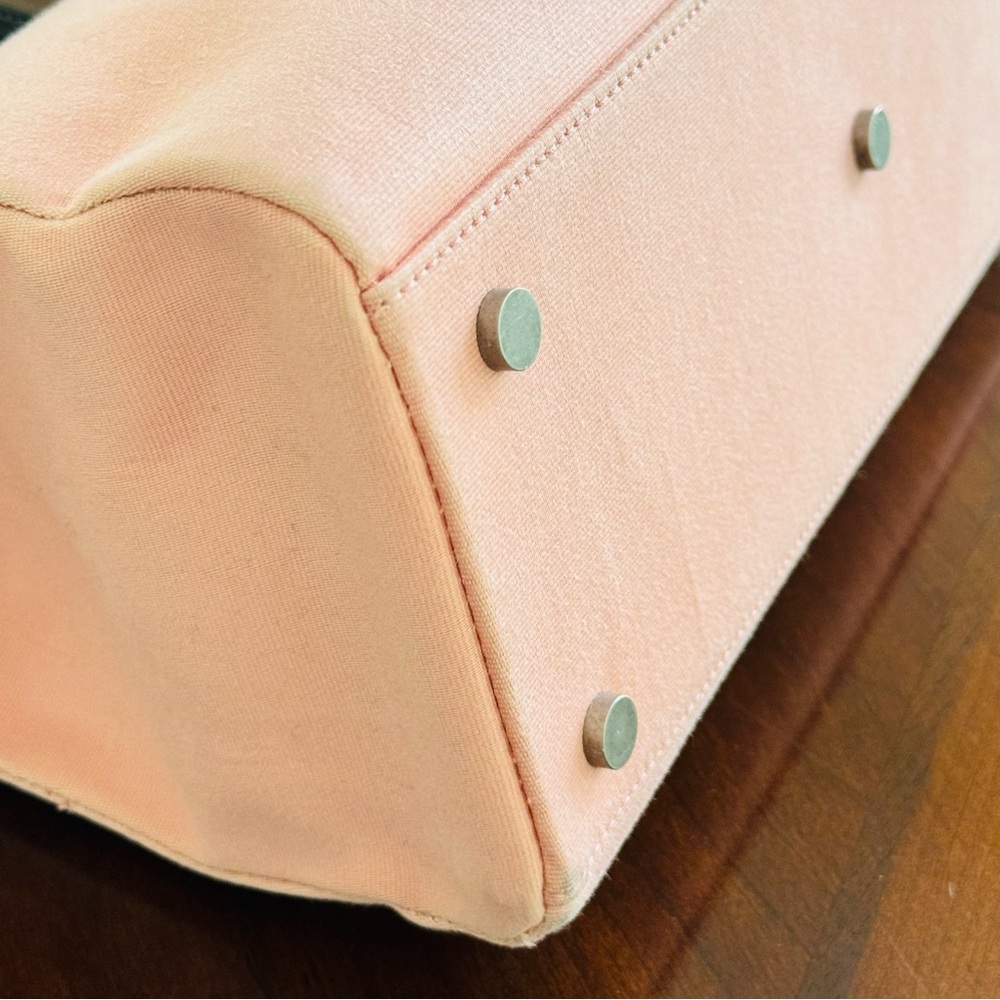 Burberry Blue Label Pink Canvas Tote Bag - Picture 11 of 17